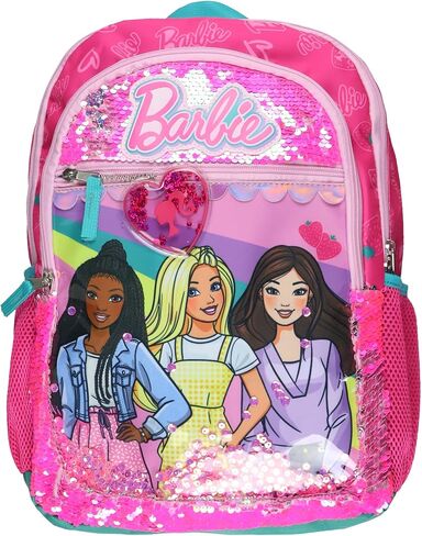 Barbie Backpack Barbie and Friends 16" Sequin with Tech Sleeve School Bookbag in Saudi Arabia