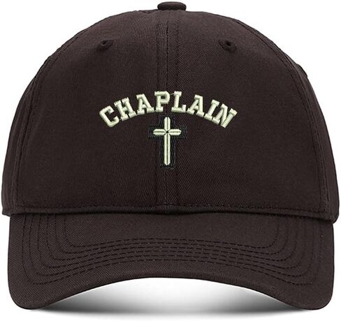 Christain Chaplain Cross Washed Cotton Embroidery Baseball Cap Embroidered Cap in Saudi Arabia