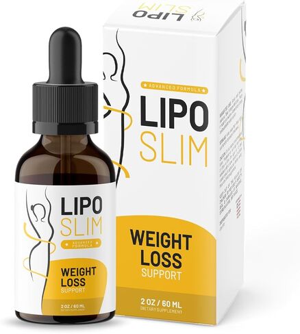 Official Drops - Daily Liquid Supplement - Advanced Formula for Natural Metabolism & Energy Support, LipoSlim for Overall Health & Wellness. One 60ml Bottle for 1 Month in Saudi Arabia