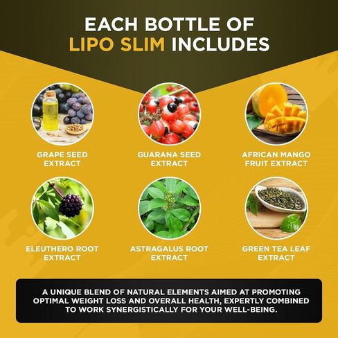 Official Drops - Daily Liquid Supplement - Advanced Formula for Natural Metabolism & Energy Support, LipoSlim for Overall Health & Wellness. One 60ml Bottle for 1 Month in Saudi Arabia