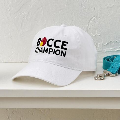 CafePress Bocce Champion Cap قبعة البيسبول القابلة للتعديل الفريدة in Saudi Arabia