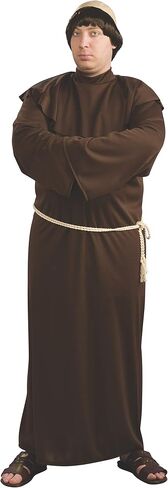 Rubies Costume Co. Men Men Plus Monk Robe مع زي رأس الصلع in Saudi Arabia