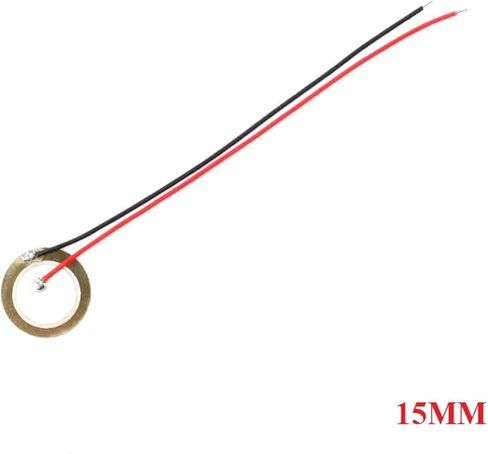 10pcs Piezoelectric Piezo Ceramic لوحة رقاقة الخزانة مستشعر دا 12 مم/15 مم/18 مم/20 مم/27 مم/35 مم/50 مم لمكبرات الصبر الجرس (10pcs 27mm) in Saudi Arabia