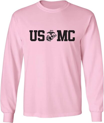 USMC Eagle Globe Anchor Adult Long Sleeve T-Shirt in Saudi Arabia
