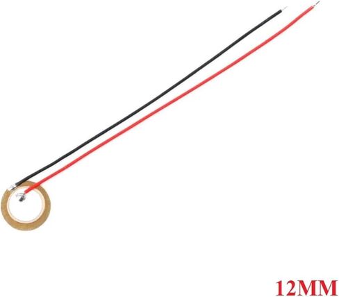 10pcs Piezoelectric Piezo Ceramic لوحة رقاقة الخزانة مستشعر دا 12 مم/15 مم/18 مم/20 مم/27 مم/35 مم/50 مم لمكبرات الصبر الجرس (10pcs 27mm) in Saudi Arabia