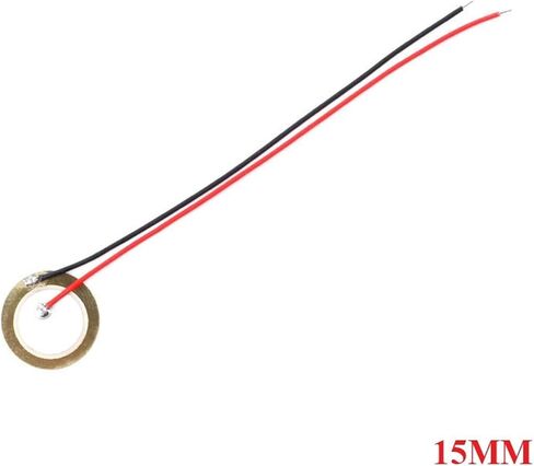 10pcs Piezoelectric Piezo Ceramic لوحة رقاقة الخزانة مستشعر دا 12 مم/15 مم/18 مم/20 مم/27 مم/35 مم/50 مم لمكبرات الصبر الجرس (10pcs 27mm) in Kuwait