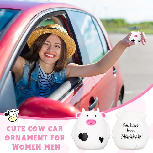 cholemy 50 مجموعة شكرًا لك هدايا بقرة ملهمة لقد تم Mooed لعبة الحمام Moo Moo Cows هدية تقدير الموظف لزملاء العمل في المزرعة وحفلات البقر وحفلات استقبال المولود الجديد هدية عيد الميلاد للطلاب in Saudi Arabia