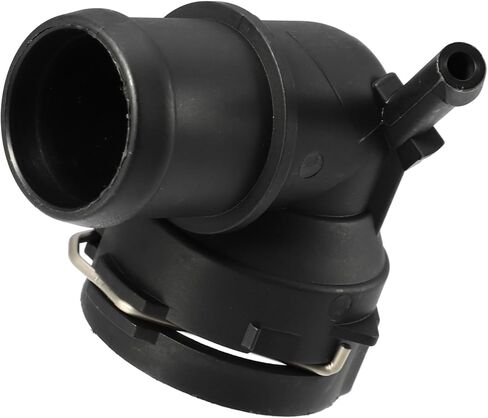Motoforti Engine Coolant Hose Connector, for Volkswagen Jetta 1.9L DIESEL A/T GL TDI Sedan 2005,Plastic,Black in Saudi Arabia