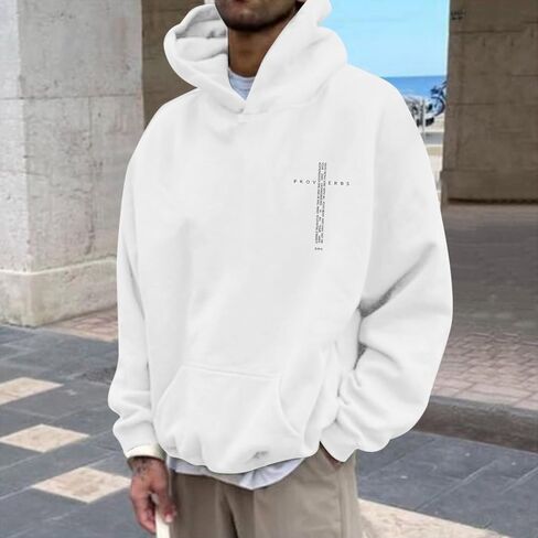 Christian Hoodies for Men Inspirational Religious Faith Cross Sweatshirts Vintage Bible Verse Graphic Hoodie Pullover in Saudi Arabia