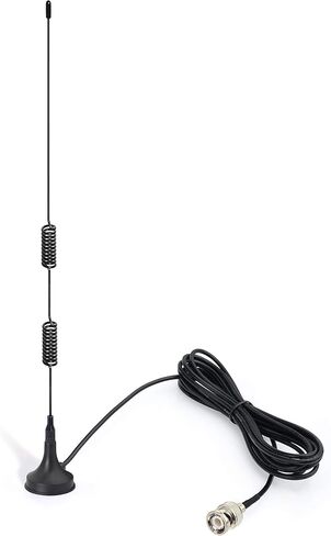 Bingfu 20-1300MHz Police Scanner Antenna Radio Scanner Magnetic Base Antenna HF VHF UHF Ham Radio BNC Male Antenna (2-Pack) Compatible with Uniden Bearcat Whistler Radio Shack Police Radio Scanner in Saudi Arabia