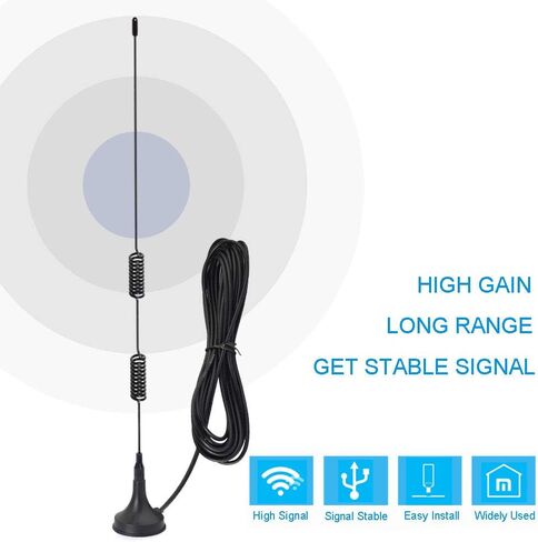 Bingfu 20-1300MHz Police Scanner Antenna Radio Scanner Magnetic Base Antenna HF VHF UHF Ham Radio BNC Male Antenna (2-Pack) Compatible with Uniden Bearcat Whistler Radio Shack Police Radio Scanner in Saudi Arabia
