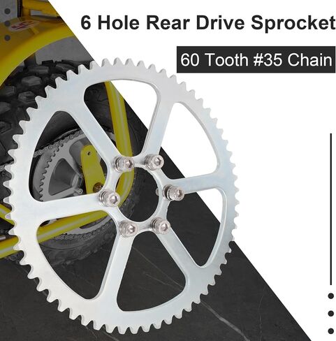 35 سلسلة 60 مسننة الأسنان مع توتر سلسلة لكولمان ميني الدراجة CT100U CC100X BAJA DB30 MOTOVOX MBX10 MBX11 PREDATOR 79CC 97CC in Saudi Arabia