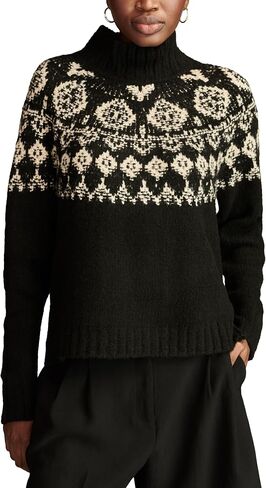 Lucky Brand Women's Fairisle Turtleneck in Saudi Arabia