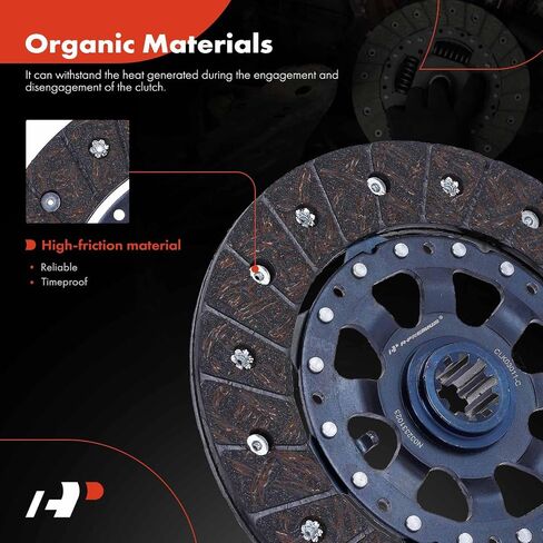 A-Premium Transmission Clutch Kit متوافق مع BMW 323i 1998-1999 ، 323is 1998-1999 ، 325 1987-1988 ، 325e 1986-1987 ، 325i 1992-1995 ، 325is 1990-1995 ، 524td 1986 ، 525i 1991-1995 ، 528e in Saudi Arabia
