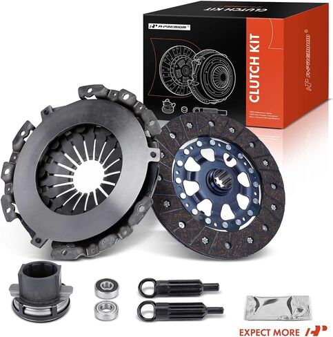 A-Premium Transmission Clutch Kit متوافق مع BMW 323i 1998-1999 ، 323is 1998-1999 ، 325 1987-1988 ، 325e 1986-1987 ، 325i 1992-1995 ، 325is 1990-1995 ، 524td 1986 ، 525i 1991-1995 ، 528e in Saudi Arabia