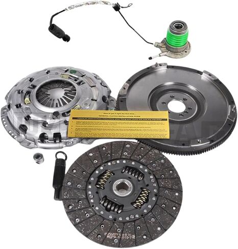 مجموعة Luk Clutch Kit مع أسطوانة العبيد ودولة الموازنة لعام 2005-13 Corvette C6 6.0L LS2 ، 6.2L LS3 ، 7.0L LS7 ، Z06 - توفر الأداء المحسّن والمتانة - مع ضمان العلامة التجارية لمدة 12 شهرًا in Saudi Arabia