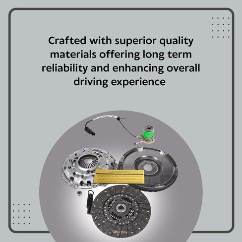 مجموعة Luk Clutch Kit مع أسطوانة العبيد ودولة الموازنة لعام 2005-13 Corvette C6 6.0L LS2 ، 6.2L LS3 ، 7.0L LS7 ، Z06 - توفر الأداء المحسّن والمتانة - مع ضمان العلامة التجارية لمدة 12 شهرًا in Saudi Arabia