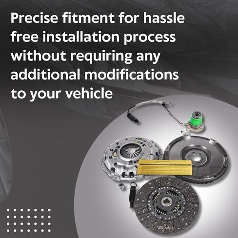 مجموعة Luk Clutch Kit مع أسطوانة العبيد ودولة الموازنة لعام 2005-13 Corvette C6 6.0L LS2 ، 6.2L LS3 ، 7.0L LS7 ، Z06 - توفر الأداء المحسّن والمتانة - مع ضمان العلامة التجارية لمدة 12 شهرًا in Saudi Arabia