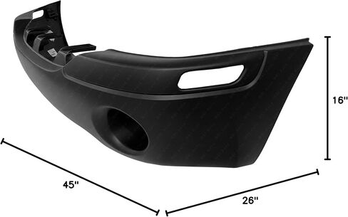 MBI Auto-Primered ، Front Pumper Cover Fascia متوافق مع 2002-2009 GMC Envoy SUV SLT SLT 02-09 ، GM1000641 in Saudi Arabia