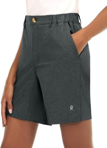 Mapamyumco Women's Lightweight Quick Dry Golf Shorts Athletic Outdoor Summer Shorts for Hiking Casual Work in Saudi Arabia