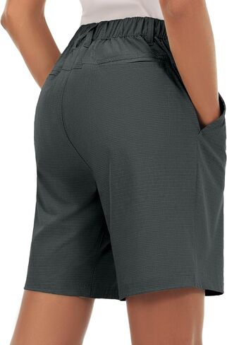 Mapamyumco Women's Lightweight Quick Dry Golf Shorts Athletic Outdoor Summer Shorts for Hiking Casual Work in Saudi Arabia
