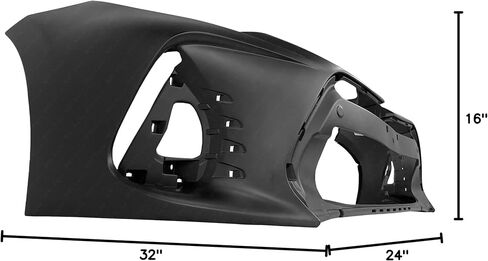BUMPERS THAT DELIVER - Primered, Front Bumper Cover Fascia for 2017 2018 2019 Toyota Corolla SE XSE Sedan 17 18 19, TO1000424 in Saudi Arabia