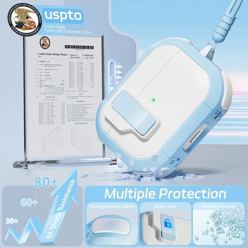حافظة لجهاز AirPods Pro الجيل الثاني/الأول مع مجموعة أدوات تنظيف، حافظة قفل آمنة Ekoonpft لهاتف Apple Airpod Pro 2&1 Gen مع حزام معصم من السيليكون وسلسلة مفاتيح حلوى لطيفة للنساء، أرجواني in Saudi Arabia
