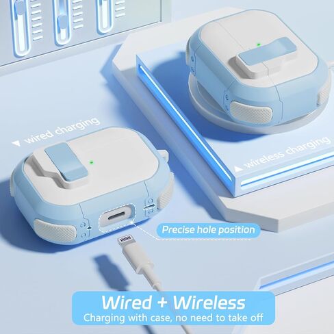 حافظة لجهاز AirPods Pro الجيل الثاني/الأول مع مجموعة أدوات تنظيف، حافظة قفل آمنة Ekoonpft لهاتف Apple Airpod Pro 2&1 Gen مع حزام معصم من السيليكون وسلسلة مفاتيح حلوى لطيفة للنساء، أرجواني in Saudi Arabia