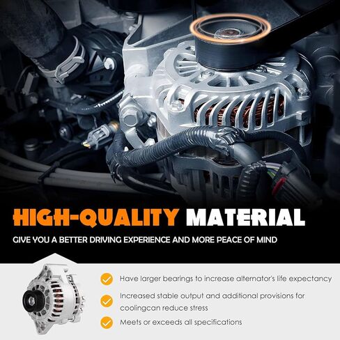 Tadamark جديد 110 أمبير المولد ملائمة لـ V6 3L Ford Taurus 2003-2006 ، Fit for V6 3.0L Mercury Sable 2002-2005 ، استبدال AFD0097 334-2511 400-14059 2F1U-10300-DA in Kuwait