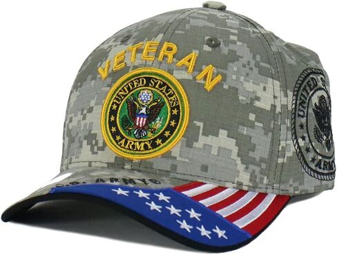 US Army Veteran Hat Army Military Official Licensed Adjustable Baseball Cap in Saudi Arabia