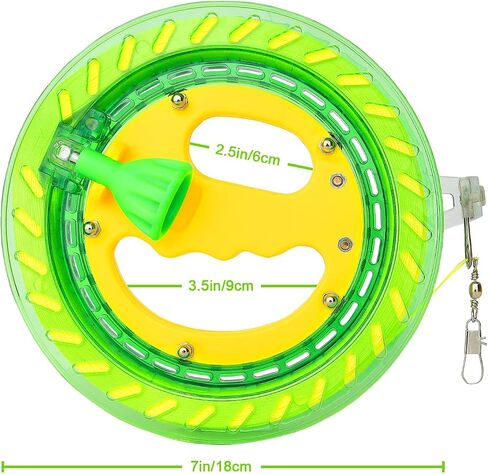 Kite Reels for Adults, Professional Kite String Reel Winder for Adults, 1000FT Line Kite Spool, Kite String Spool with Lock, for Outdoor Kites(Blue, 7 inches) in Saudi Arabia