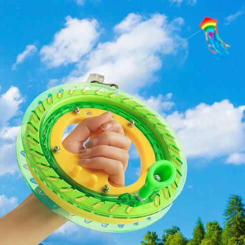 Kite Reels for Adults, Professional Kite String Reel Winder for Adults, 1000FT Line Kite Spool, Kite String Spool with Lock, for Outdoor Kites(Blue, 7 inches) in Saudi Arabia