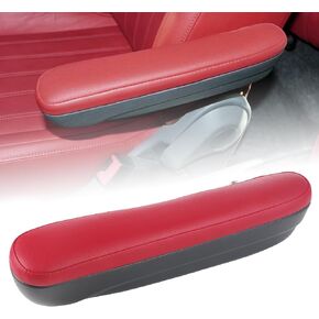 استبدال مسند الذراع المقعد الأمامي السوداء الأمامي المتوافق مع 2016 2017 2018 2019 F-IAT 500 ، لوحة دعم كوع قابلة للتعديل ، يحل محل 6BV31KRLAA in Kuwait