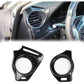 1Pair Carbon Fiber Interior Dashaboard Side Air Vent Outlet Cover Trim for Lexus IS250 300 350 2006 2007 2008 2009 2010 2011 2012 in Kuwait
