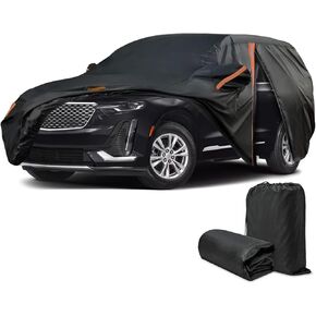 SUV Car Cover Custom Fit for Cadillac XT6 2020-2025, Full Car Cover Waterproof All Weather for Automobiles, Outdoor Sun Rain UV Snow Dust Protection, with Driver Door Zipper and Reflective Strips in Kuwait