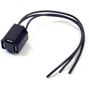 The Stop Shop Front Headlight Wiring Harness Connector Plug, 3 Prong in Kuwait