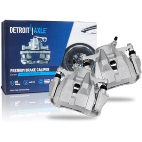 Detroit Axle - Front 2PC الفرامل الفرجار ل Toyota Corolla Matrix Scion XD Pontiac Vibe ، 2 الفرجار الفرامل قرص مع استبدال شريان in Saudi Arabia