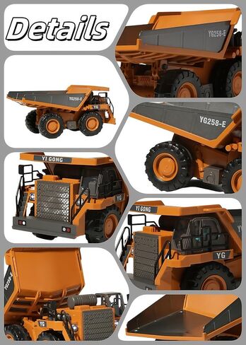 9-Channel Metal 1:16 RC Bulldozer with Lights and Sound - Remote Control Heavy Equipment Construction Vehicles Dozer Toys for Adults Kids Boys Ages 6 7 8 9 10 11 12 in Saudi Arabia
