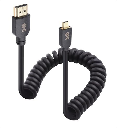Cable Matters 48Gbps 8K HDMI Coiled Cable 1-3ft with 8K@60Hz, 4K@240Hz and HDR Support, HDMI Cable Coiled for PS5, Xbox Series X/S, RTX4080/4090, RX 7800/7900, Apple TV, and More in Saudi Arabia