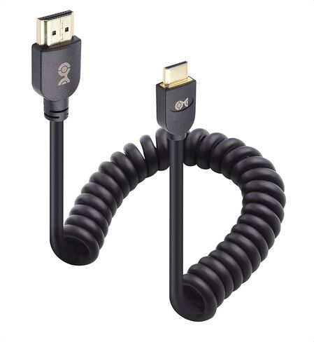 Cable Matters 48Gbps 8K HDMI Coiled Cable 1-3ft with 8K@60Hz, 4K@240Hz and HDR Support, HDMI Cable Coiled for PS5, Xbox Series X/S, RTX4080/4090, RX 7800/7900, Apple TV, and More in Saudi Arabia