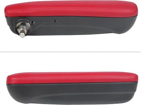 Driver Side Black Front Seat Armrest Replacement Compatible with 2016 2017 2018 2019 F-iat 500, Adjustable Arm Rest Elbow Support Pad, Replaces 6BV31KRLAA in Kuwait