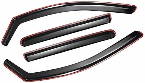 Window Deflector in-Channel Fit for 2021-2022 Sienna Window Visors Vent Sun Guards Dark Smoke in Kuwait