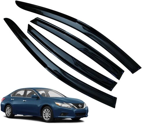 Windows Fossors Rain Guards for Nissan Altima 2007 2008 2008 2010 2011 2012 Accessories ، Wind Diplectors Vense Shades for Nissan Altima in Kuwait