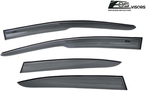 استبدال نماذج هوندا سيفيك سيدان 2006-2011 | EOS Vissors JDM Mugen LL Side Dep Vent Window Diplectors Rain Guard DWV-V8 in Saudi Arabia