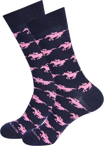 Mint Julep Socks - Derby Gifts For Men - Kentucky Horse Racing - Unique Novelty Fashion Dress Sock - in Saudi Arabia