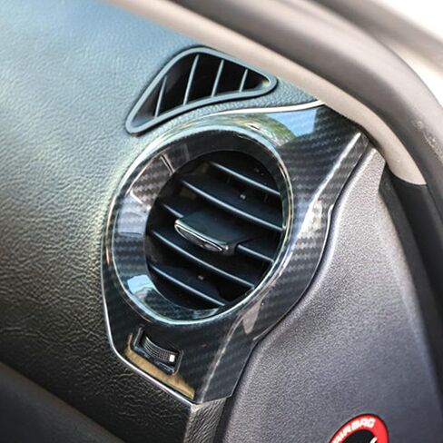1Pair Carbon Fiber Interior Dashaboard Side Air Vent Outlet Cover Trim for Lexus IS250 300 350 2006 2007 2008 2009 2010 2011 2012 in Saudi Arabia