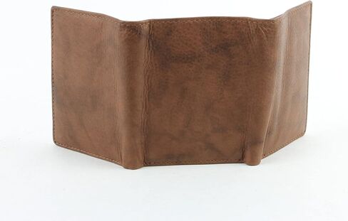 American Bison Trifold Classic Wallet for Men – RFID Blocking Cowhide Leather Wallet (Black) in Kuwait