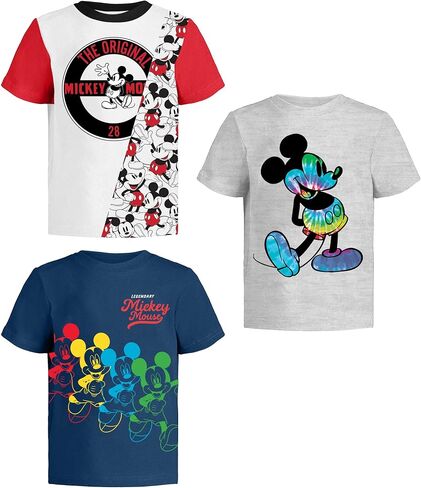 Disney Mickey Mouse Shirt for Kids (Boys Clothes) Fantasia Tshirt 8 Toddler R/Or/Bu SS in Kuwait