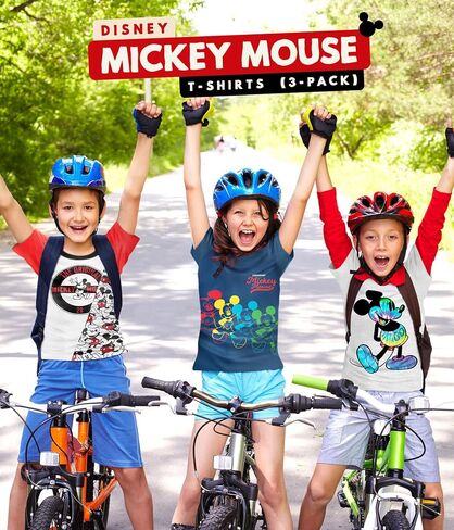 Disney Mickey Mouse Shirt for Kids (Boys Clothes) Fantasia Tshirt 8 Toddler R/Or/Bu SS in Kuwait