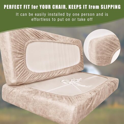 4PCS Leather Look RV Dinette Cushion Covers, Stretchable Camper Cushion Covers Washable Rv Seat Covers Furniture Protector Rv Covers with 2 Brown Backrest Cover & 2 Bench Cover in Saudi Arabia